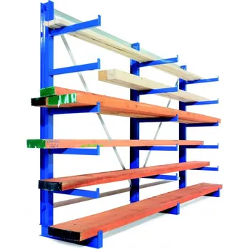 Dílenský regál Meva Konzolový regál jednostranný - 3 stojany