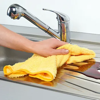 Utěrka Super utěrka z mikrovlákna žlutá 40x60 cm.