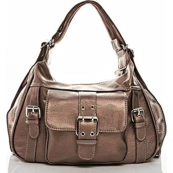 Kabelka Tara metalická bronzová