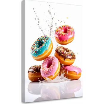 Obraz Obraz do kuchyně jídelny, Donuty Koblihy sladkosti 80x120