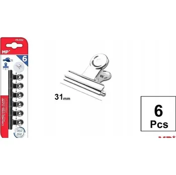 Vrták KOVOVÁ SPONKA NA KANCELÁŘ, KANCELÁŘSKÁ SPONKA 31 mm. 6 ks MP PA392