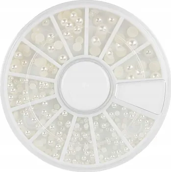 OZDOBY NA NEHTY PERLY PERLIČKY MIX VELIKOSTÍ 370 ks