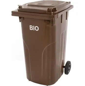 Popelnice Meva Plastová odpadová nádoba se zvýšenou nosností – 240 l – BIO