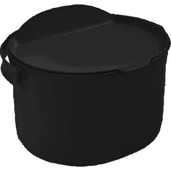 Odpadkový koš Meva Organko Daily 240 mm x 170 mm Černá