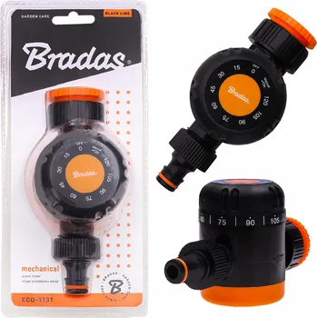 Mechanický časovač zavlažování Bradas Black Line ECO-38001