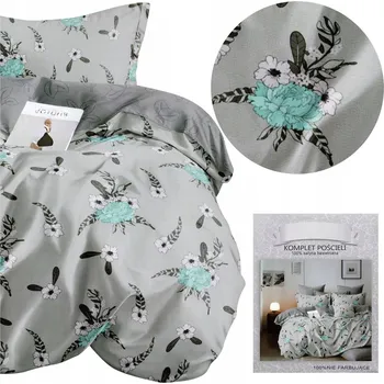 Povlečení Povlečení 160x200 3 dílné Povlaky 70x80 Melita Bavlněný Satén