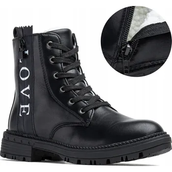 Dámská zimní obuv Boty kotníkové boty trapery workery ZATEPLENÉ kožíšek pohodlné ZIP Wojtyłko 35