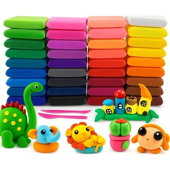 Modelovací hmota Pěnová Plastelína Senzorická Hmota Modelína 36 barev