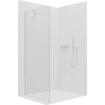 Cerano Sprchová zástěna pro dveře Antelo L/P, 6 mm, chrom, transparentní sklo, 100x190 cm, jednodílná pevná, CER-432430