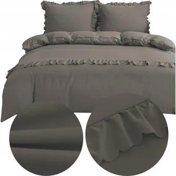 Povlečení Povlečení 160x200 3 dílů s vlnkami Mikrovlákno Jednotné Maximo