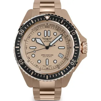 Hodinky Aviator XPRO DIVE 200 V.1.42.2.374.5 + 5 let záruka a dárek ZDARMA