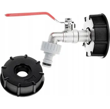 Zavlažování IBC S60x6 sada s kohoutkem 1/2" GZ 3/4" a vsuvka pro rychlospojku