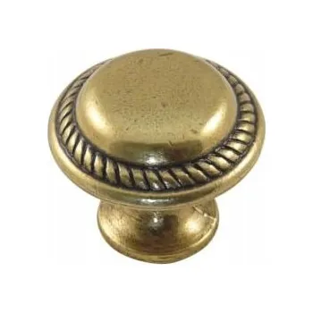 Obraz Nábytková úchytka retro, staré zlato, patina na mosazi - GR034 AMIX