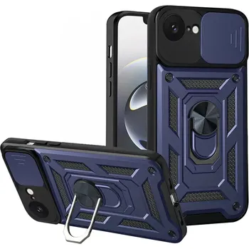 Pouzdro na mobilní telefon Kryt iPhone 16e, Techsuit CamShield Pro modrý