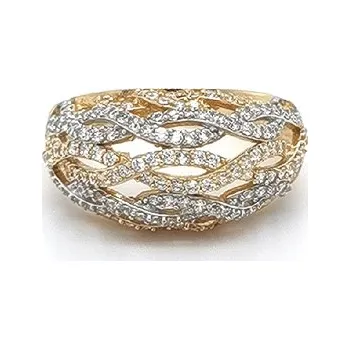 Prsten Prsten se Zirkony z Kombinovaného Zlata 7130567