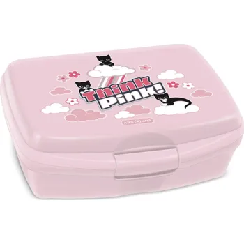 Svačinový box Box na svačinu Ars Una Think Pink 25 – růžový