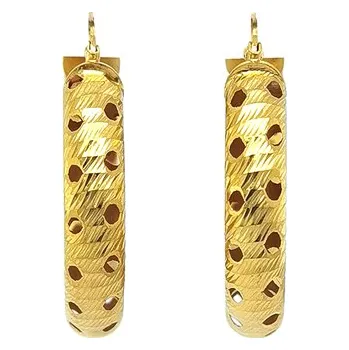 Náušnice Zlaté Kruhové Náušnice 7120913