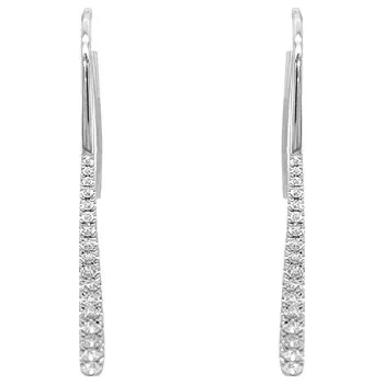 Náušnice Zlaté Náušnice s Diamanty 2020601