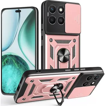 Pouzdro na mobilní telefon Kryt Honor X8c Techsuit CamShield Pro rose gold