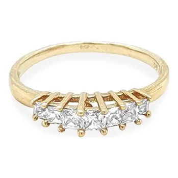 Prsten Zlatý Prsten se Zirkony 7130449