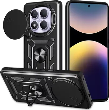 Pouzdro na mobilní telefon Kryt Xiaomi Redmi Note 14 Pro 4G Techsuit CamShield Pro černý