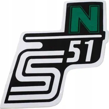 samolepka NÁLEPKA SIMSON S51 N ZELENÁ