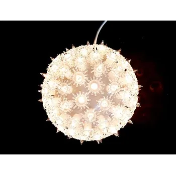 Vánoční dekorace VOR koule 15 - Vánoční, dekorační světelná koule o průměru 150mm, svit bílá studená, bílá teplá, modrá a RGB Barva: Bílá studená