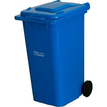 Železářství Meva Plastová minipopelnička reklamní modrá