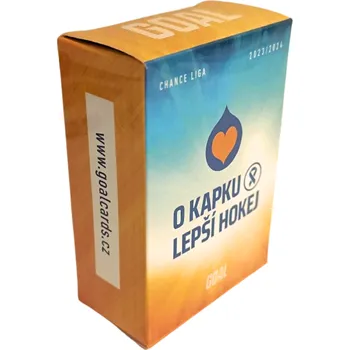 Sběratelská karetní hra 2023/24 Goal Cards O Kapku Lepší Hokej Box