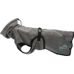 Koupací plášť / župan pro psy L: 60 cm, šedá