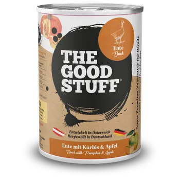 Krmivo pro psa The Goodstuff Masová konzerva pro psa - kachna s dýní a jablkem 400g - Goodstuff