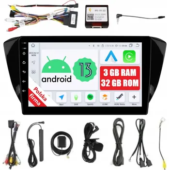 Autorádio 2DIN AUTORÁDIO S NAVIGACÍ ANDROID ŠKODA SUPERB III 3/32 GB DSP CARPLAY LTE