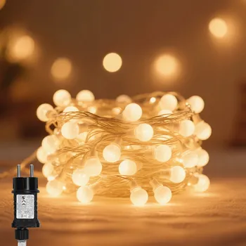 Dekorativní svítidlo Světelný řetěz Aigostar 1000 cm, do zásuvky, bílý