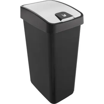 Odpadkový koš Meva Odpadkový koš s dvojitým výklopem – 45 l