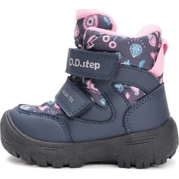 Dámská zimní obuv D.D.step zimní obuv P081 daisy pink 52616A, velikost 26