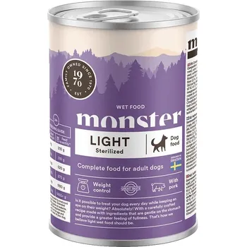 Krmivo pro psa Monster konzerva light sterilized