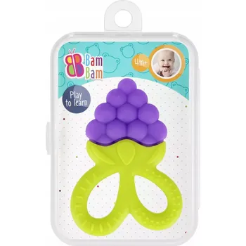 Kousátko na zuby BamBam gumové, vícebarevné