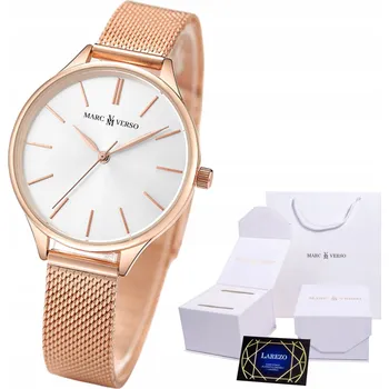 Hodinky DÁMSKÉ HODINKY MARC VERSO moderní ZLATÉ