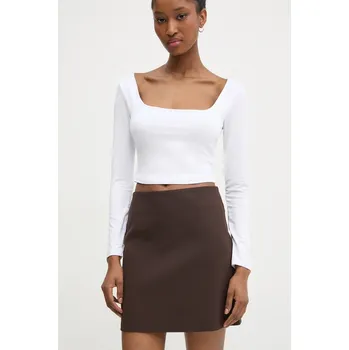 Dámská sukně Sukně Answear.LAB sng.98.tos hnědá 88X, vel. L