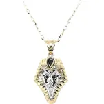 Přívěsek Tutanchamon z Kombinovaného Zlata 7150773