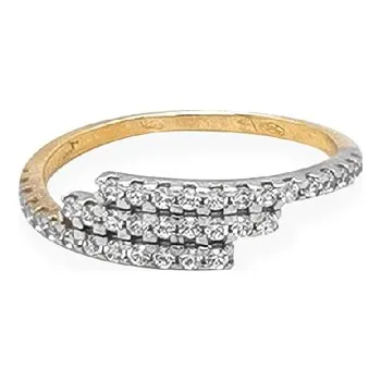 Prsten Zlatý Prsten se Zirkony 7130428