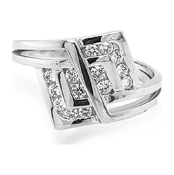 Prsten Zlatý Prsten se Zirkony 7130238