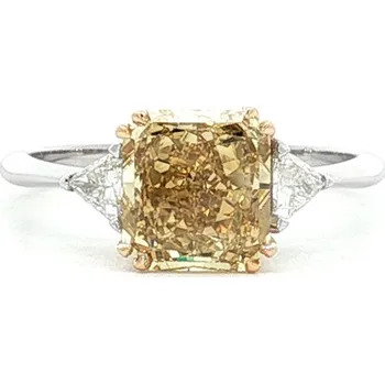 Prsten Prsten 18kt zlato – Fancy žlutý diamant 2011886