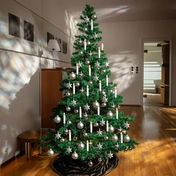 Vánoce 10 svíček na stromek Diamant