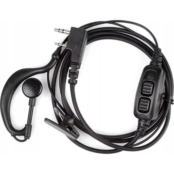 Sluchátka Sluchátka 2-PTT s dvojitým tlačítkem pro Baofeng UV-82