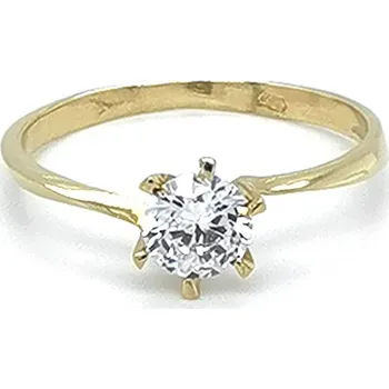 Prsten Zlatý Zásnubní Prsten se Zirkonem 7131064