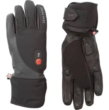 Cyklistické rukavice Rukavice Sealskinz Upwell zimní vyhřívané včetně akumulátoru Li-