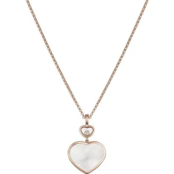 Náhrdelník Zlatý Přívěsek Chopard Happy Hearts 79A075-5301 2050590