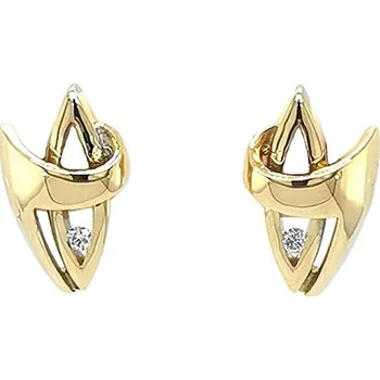 Náušnice Zlaté Náušnice s Diamanty 2020464