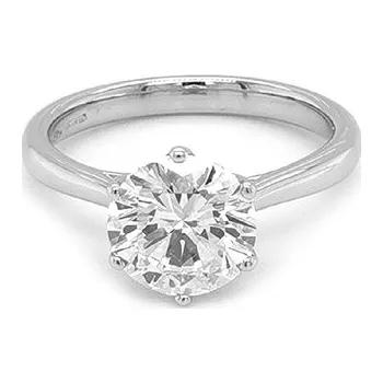 Prsten Zlatý Zásnubní Prsten s Diamantem 2011677